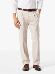 Dockers Mens Big Tall Easy Stretch Khaki Pants Light Beige 44 x 34