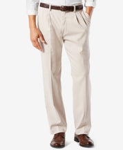 Dockers Mens Big Tall Easy Stretch Khaki Pants Light Beige 44 x 34