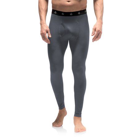Heat Holders Men Classic fit Tights Pants Large Charcoal Grey Thermal