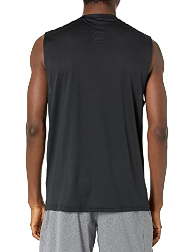 Reebok Mens Perforated Fitness Sleeveless Tank Top Grey Small