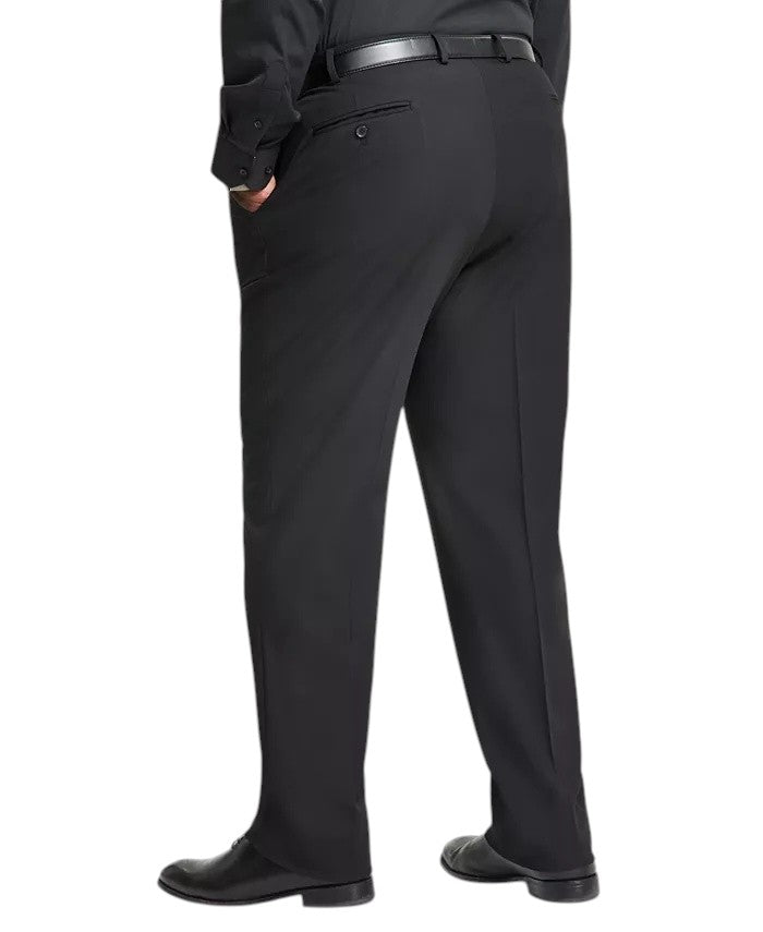 Tayion Mens Classic fit Dress 34 / 30 Black Solid
