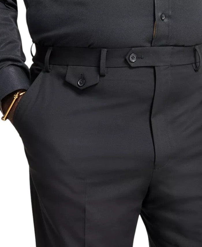 Tayion Mens Classic fit Dress 34 / 30 Black Solid
