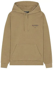 ALL SAINTS Mens Underground Hoodie Sweatshirt Medium Brown