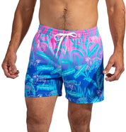 Chubbies Mens Regular fit Swim Trunks Swimwear XXL Blue Bright Pink Quick Dry
