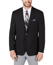 Lauren Ralph Lauren Mens Classic Fit Sport Coat Blazer Black 44R