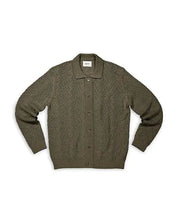 Nn07 Mens Regular fit Lace Cardigan Sweater Medium Collared Green Solid