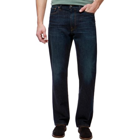 Lucky Brand Men's 181 Relaxed Straight Jeans  Navy  36X34