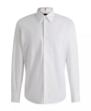 BOSS by Hugo Boss Men's Regular-Fit Dress Shirt Medium White