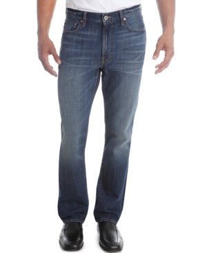 Lucky Brand 181 Relaxed-Straight Jeans Lakewood Blue 33 x 34