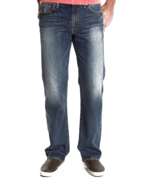 Lucky Brand Men's 363 Straight Fit Vintage Jeans Mahogany Blue 34 x 32