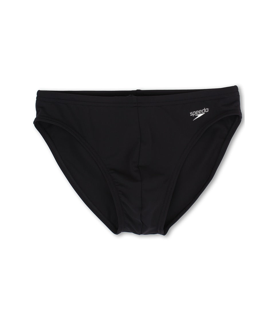 Speedo Men's Fit Solar 1 Inch Xtra Life Lycra Brief Black 36