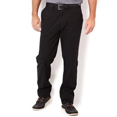 NAUTICA Mens Classic-Fit Flat-Front Lightweight Beacon Pants Black 40 x 32