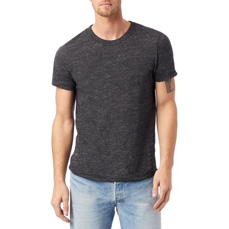 Alternative AA1973 Eco-Jersey Crew T-Shirt in Eco Black Size XL Cotton