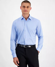 Hugo Boss Men's Modern-Fit Dress Shirt Size 16.5 Light Blue