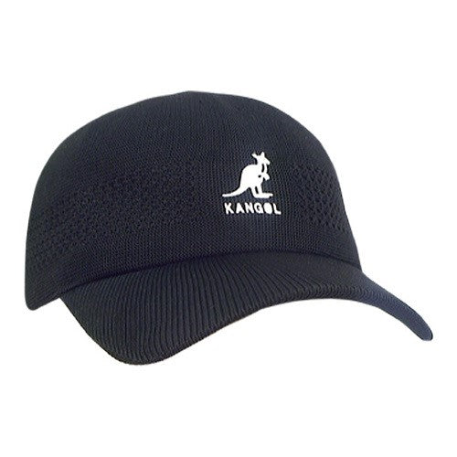 Kangol Mens Tropic Ventair Spacecap Baseball Hat Black Medium