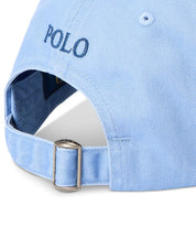 Polo Ralph Lauren Men's Cotton Chino Baseball Cap Hat Sky Blue