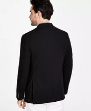 Michael Kors Mens Classic fit Sport Coat Blazer 38 S Black Solid