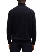 BOSS by Hugo Boss Men's Rollneck Turtleneck Regular-Fit Sweater Large Black