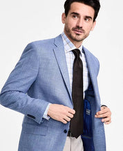 Michael Kors Mens Classic fit Sport Coat Blazer 52 L Light Blue Solid