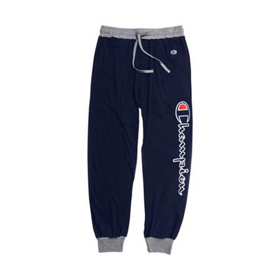Men's Champion Sleep Jogger Pants 29.5" Athletic Navy/Oxford Grey Heather Medium