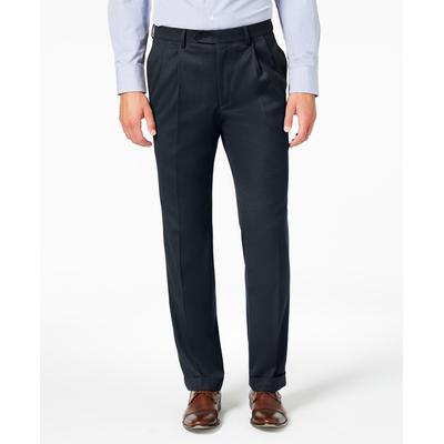 Lauren Ralph Lauren Men's Classic Fit Twill Pleated Dress Pants Blue 38 x 29