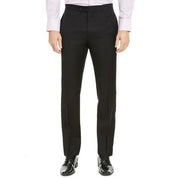 Lauren Ralph Lauren Mens Classic fit Wool Tuxedo Pants 40 / 30 Black Solid