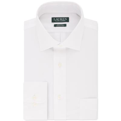 Lauren Ralph Lauren Mens Classic Fit White Button Down Dress Shirt 16 34 35