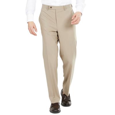Lauren Ralph Lauren Mens Classic fit Dress Pants 52 / 30 Beige Solid Stretch