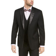 Lauren Ralph Lauren Mens Classic fit Tuxedo Suit Jacket Blazer 60 R Black Solid