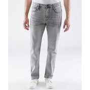Lazer Men's Straight Fit Stretch Jeans Gray 36 x 30