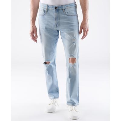 Lazer Mens Slim-Fit Stretch Jeans Blue 38 x 30