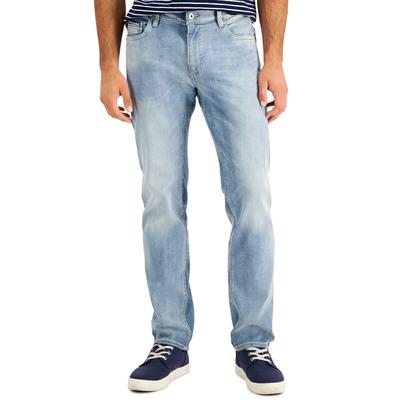 Sun + Stone Men's Landis Straight Fit Jeans Blue Crest Wash 31 x 32