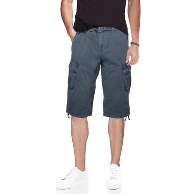 X Ray Mens Belted Capri 18" Cargo Steel Grey 28