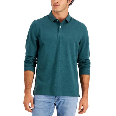 Club Room Men's Stretch Polo  Forest Green Small