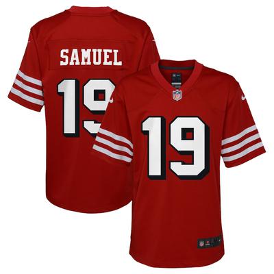 Nike Unisex Deebo Samuel San Francisco 49ers Alternate Game Jersey Red Medium
