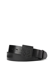 Polo Ralph Lauren Mens Leather Belt 36 Black