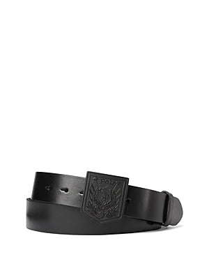 Polo Ralph Lauren Mens Leather Belt 36 Black