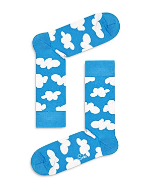 Happy Socks Mens Crew Socks One Size Blue