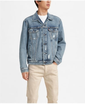 Levi's Men's Regular Fit Denim Trucker Jacket  Deal Dx Blue Xs