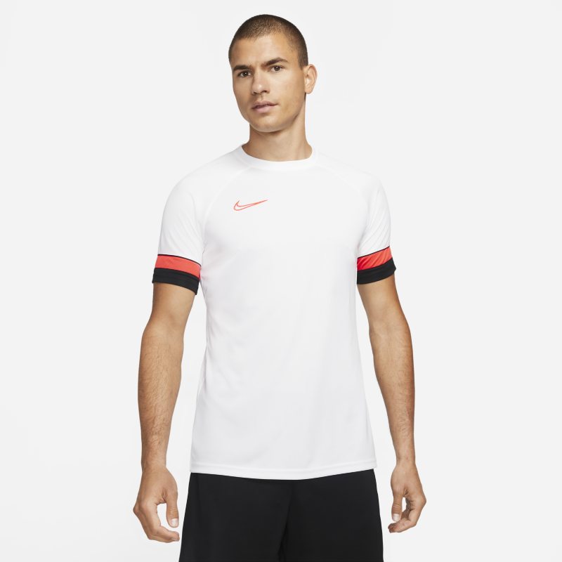 Nike Mens Soccer Academy Drifit T shirt White Small