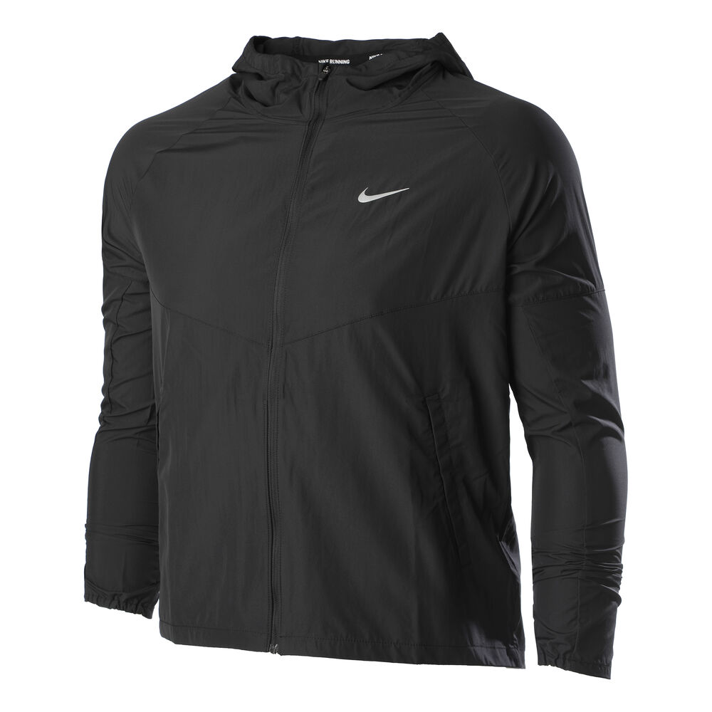 Nike Men's Full Zip Miler Running Jacket Small Black