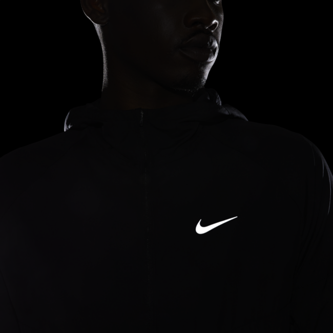 Nike Men Regular fit Track Jacket Coat XLT Black Solid Waterproof
