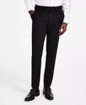 Calvin Klein Mens Skinny fit Dress Pants 36 / 30 Black Solid