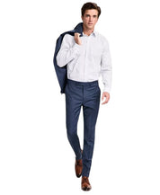 Calvin Klein Mens Skinny fit Dress Pants 34 / 32 Blue Solid Stretch