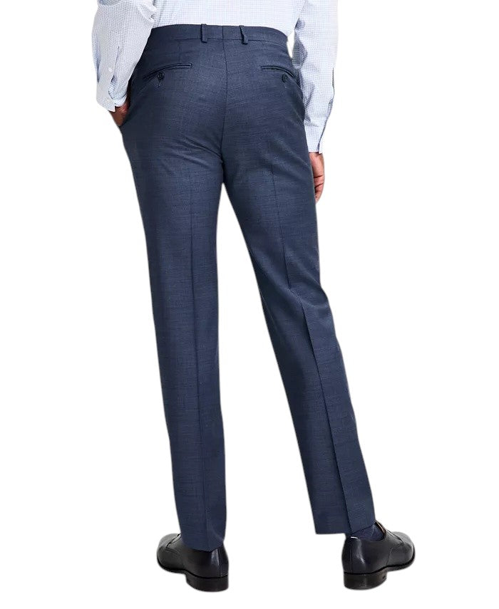 Calvin Klein Mens Slim fit Wool Dress Pants 40 / 30 Blue Solid