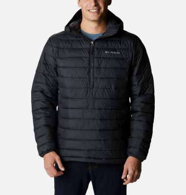 Columbia Men's Powder Lite Puffer Anorak  Charcoal Medium
