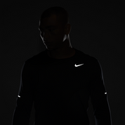 Nike Men Regular fit Long Sleeve T-Shirt Shirt Medium Black Solid