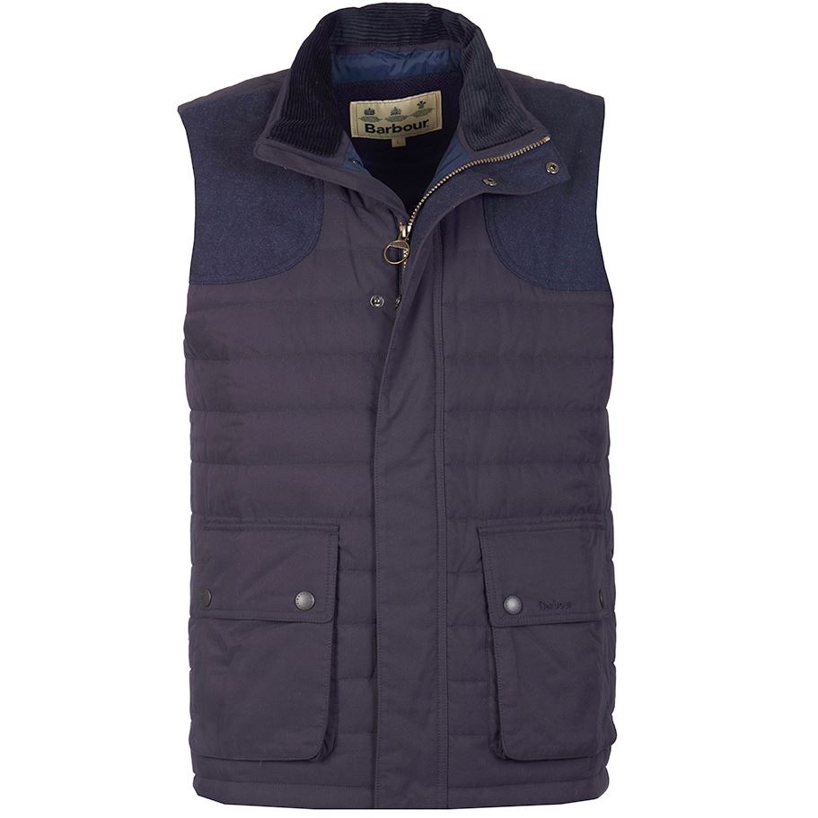Barbour Mens Vest Bradford Coat XXL Blue