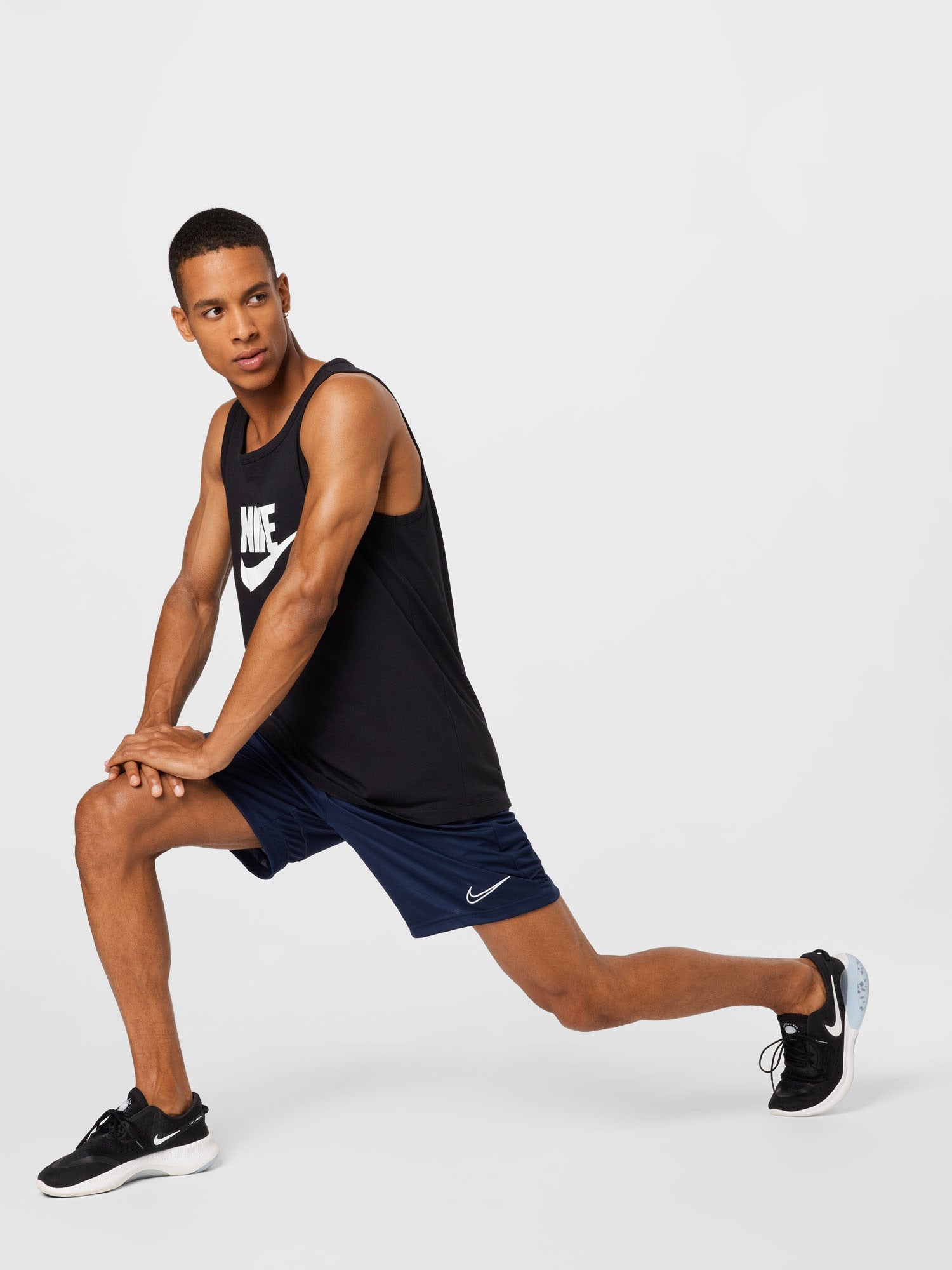 Nike Charcoal Xxl Icon Futura Tank Men's