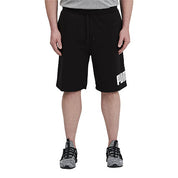 Puma Men's  Elastic 10" Drawstring Shorts Black 3XL